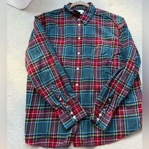 J. Crew Plaid Flannel Shirt